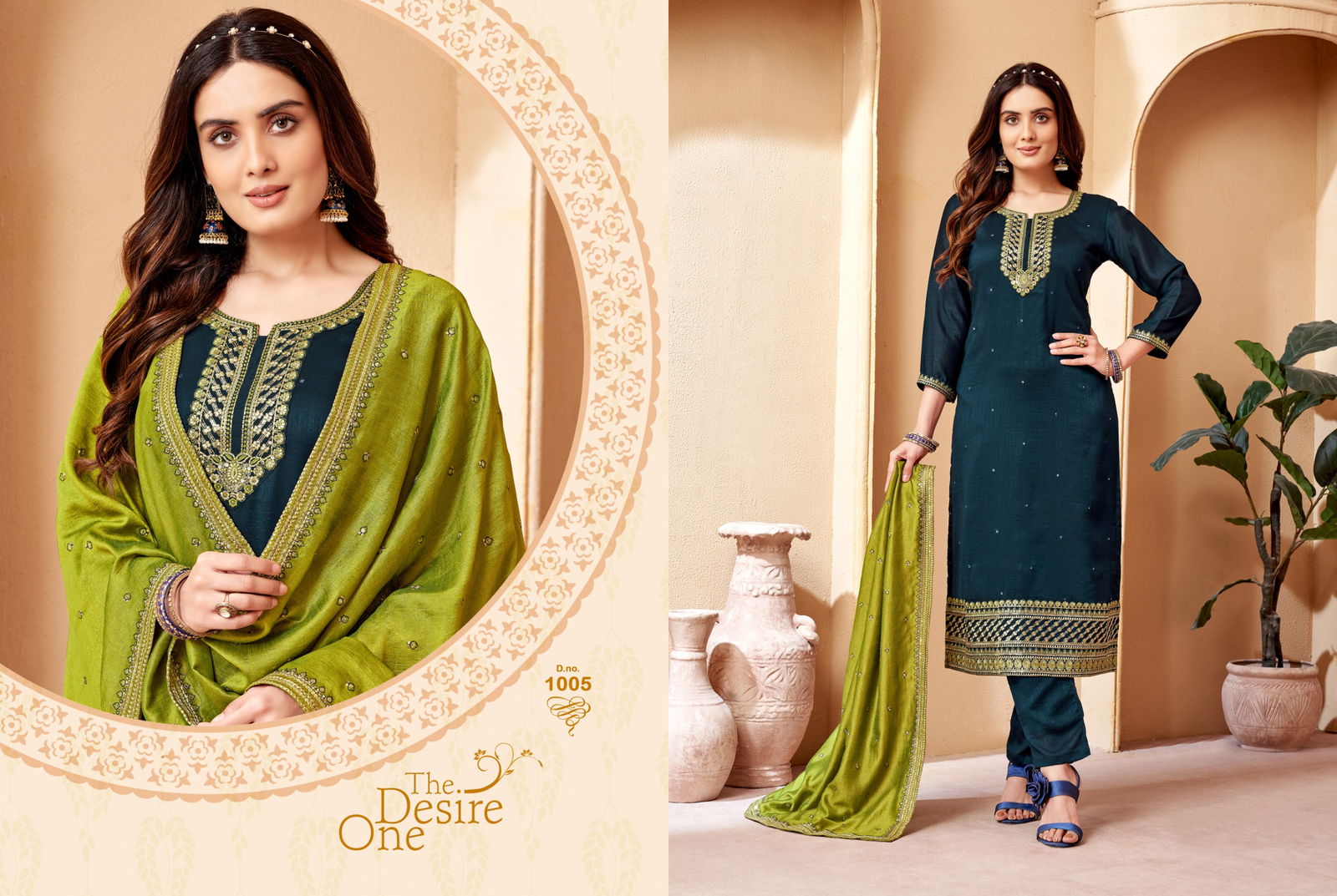 Sadgi By Khushi Vichitra Silk Kurti With Bottom Dupatta Catalog